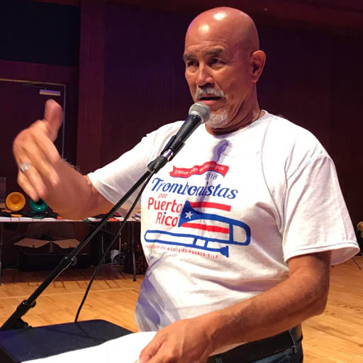 Trombonistas por Puerto Rico T-shirt Design