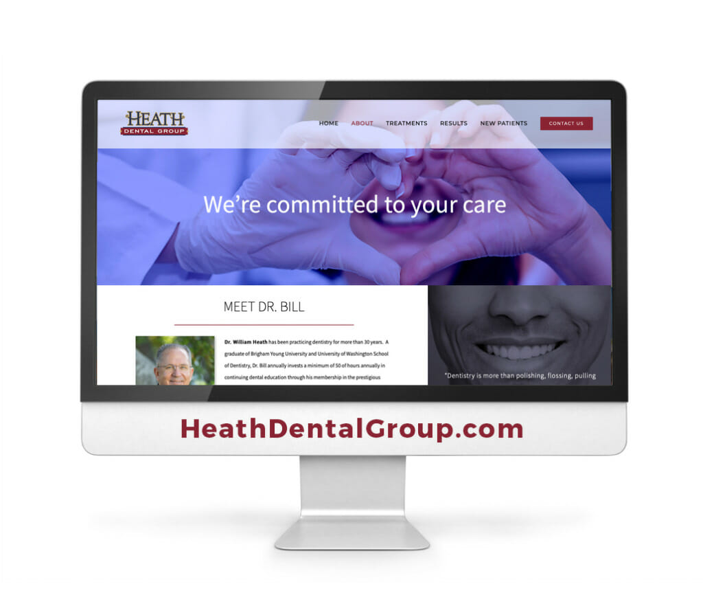 See this site live at HeathDentalGroup.com