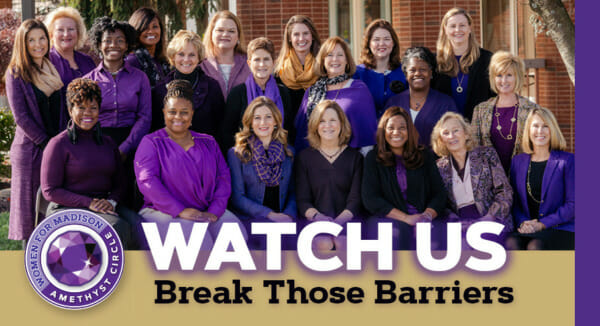 JMU Women for Madison social media advertisements