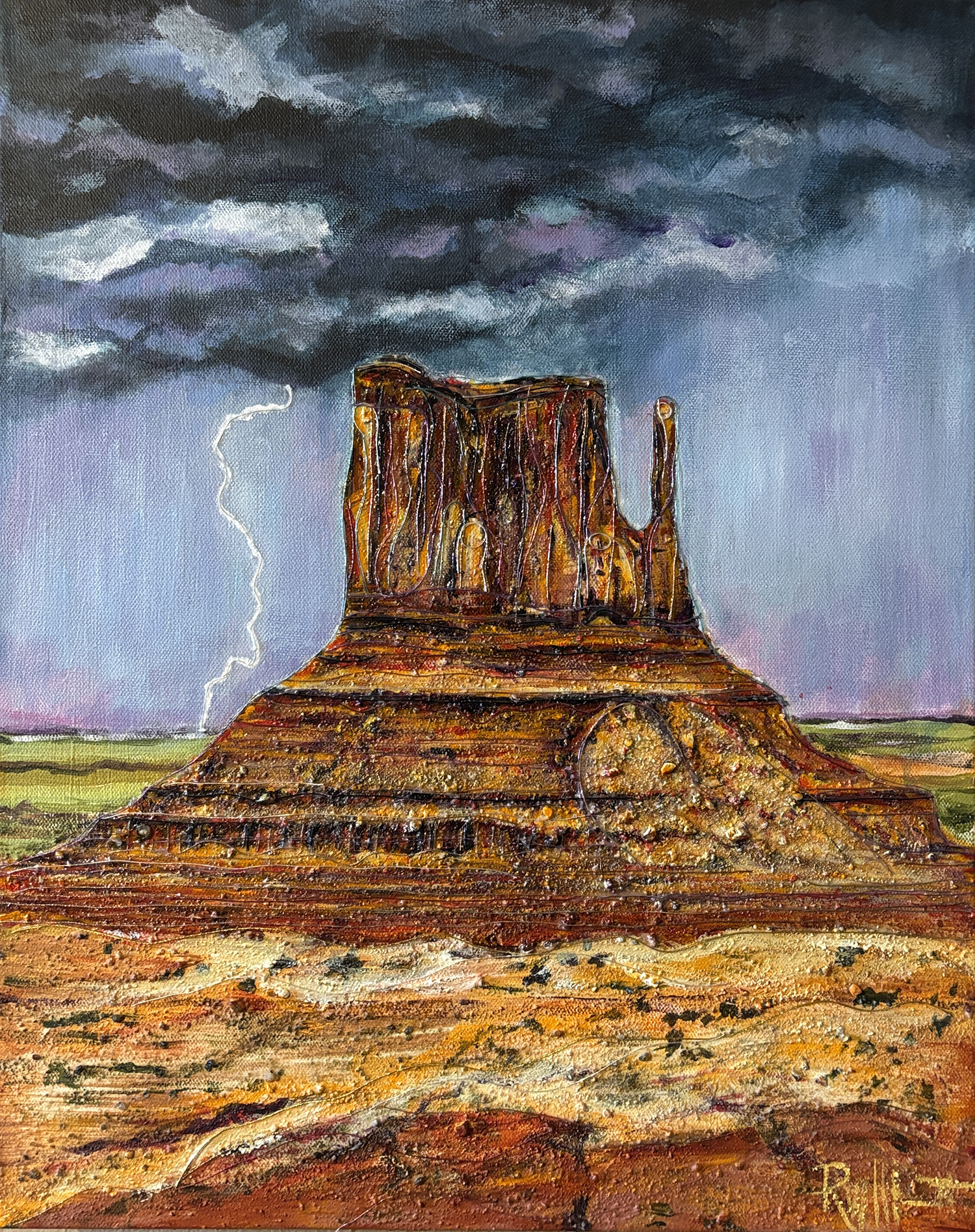 Left Mitten Momumment Valley Left Mitten: Monument Valley, AZ by Robert Mott