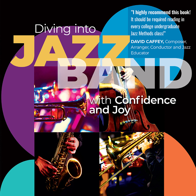Book design for Diving in Jazz Band with Confidence and Joy Book design for Diving in Jazz Band with Confidence and Joy