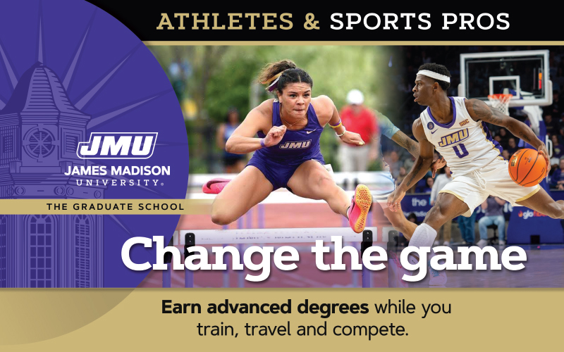 The Graduate School recruiting postcard for athletes