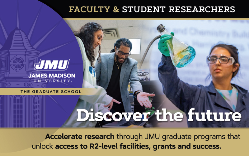 The Graduate School recruiting postcard for Graduate Research